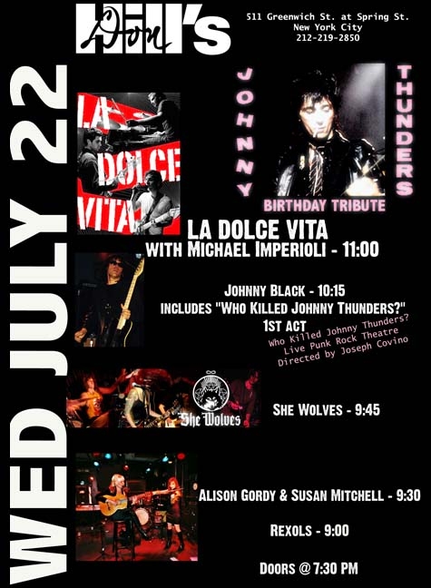 johnny thunders tribute